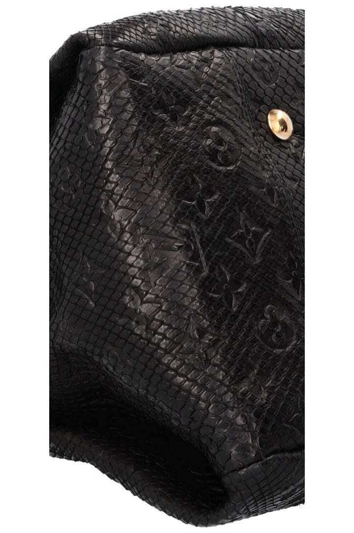LOUIS VUITTON Artsy Bag Python Black