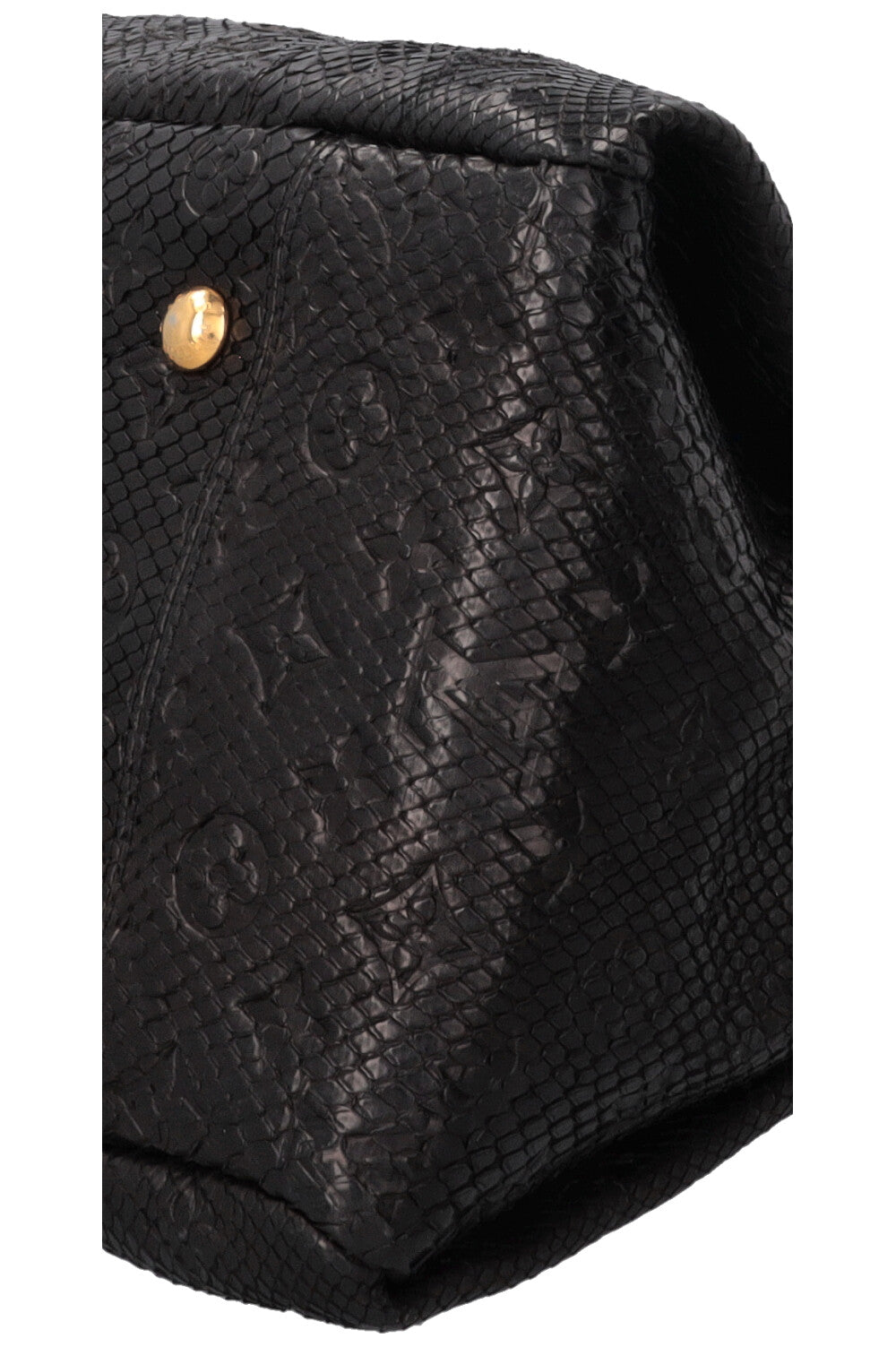 LOUIS VUITTON Artsy Bag Python Black