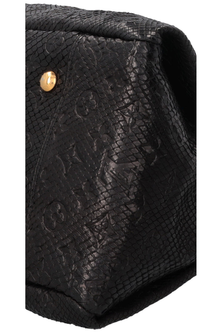 LOUIS VUITTON Artsy Bag Python Black