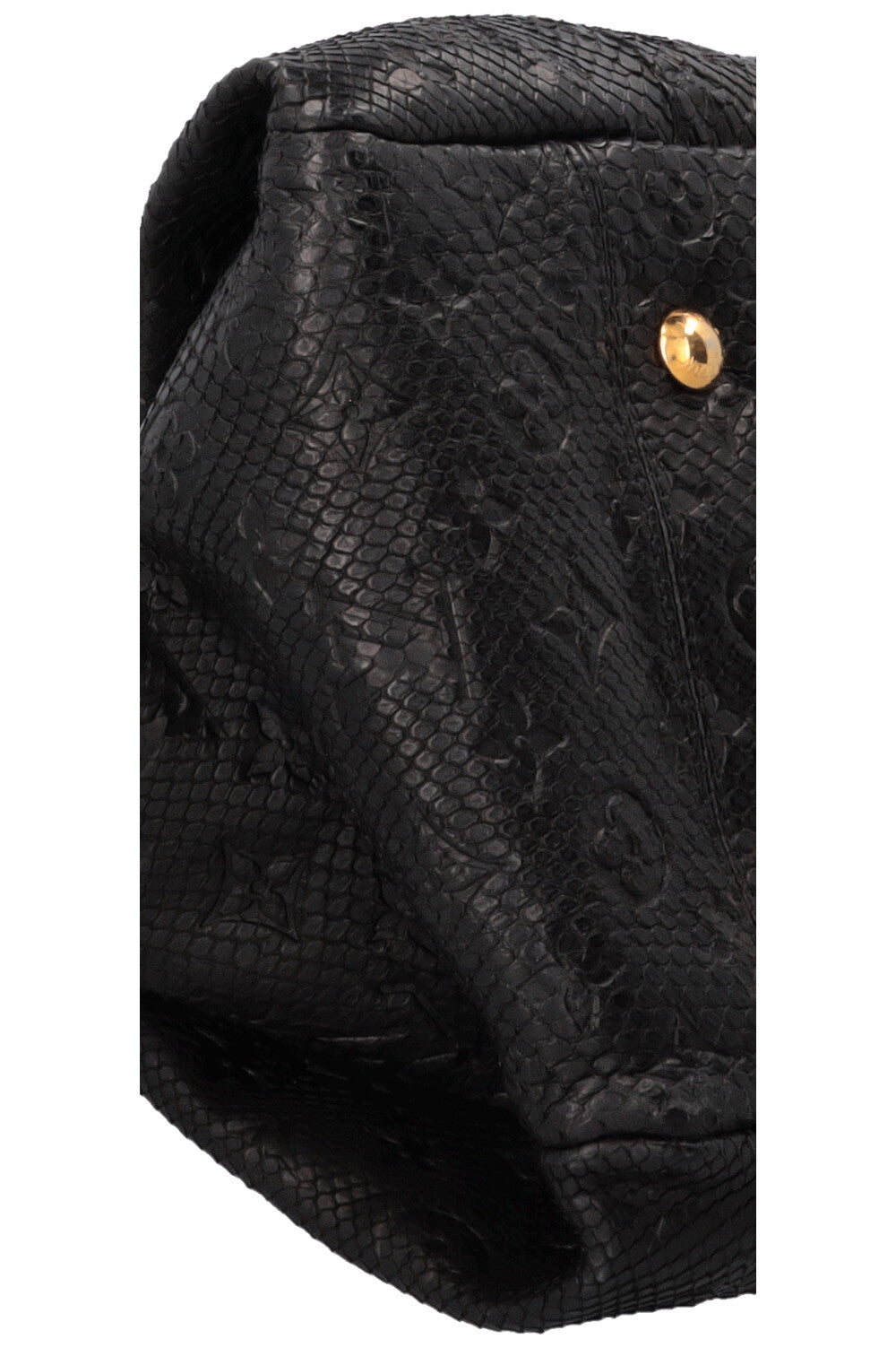 LOUIS VUITTON Artsy Bag Python Black