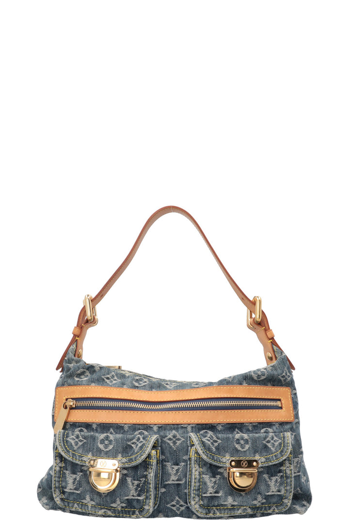 LOUIS VUITTON Baggy PM Bag Denim Blue