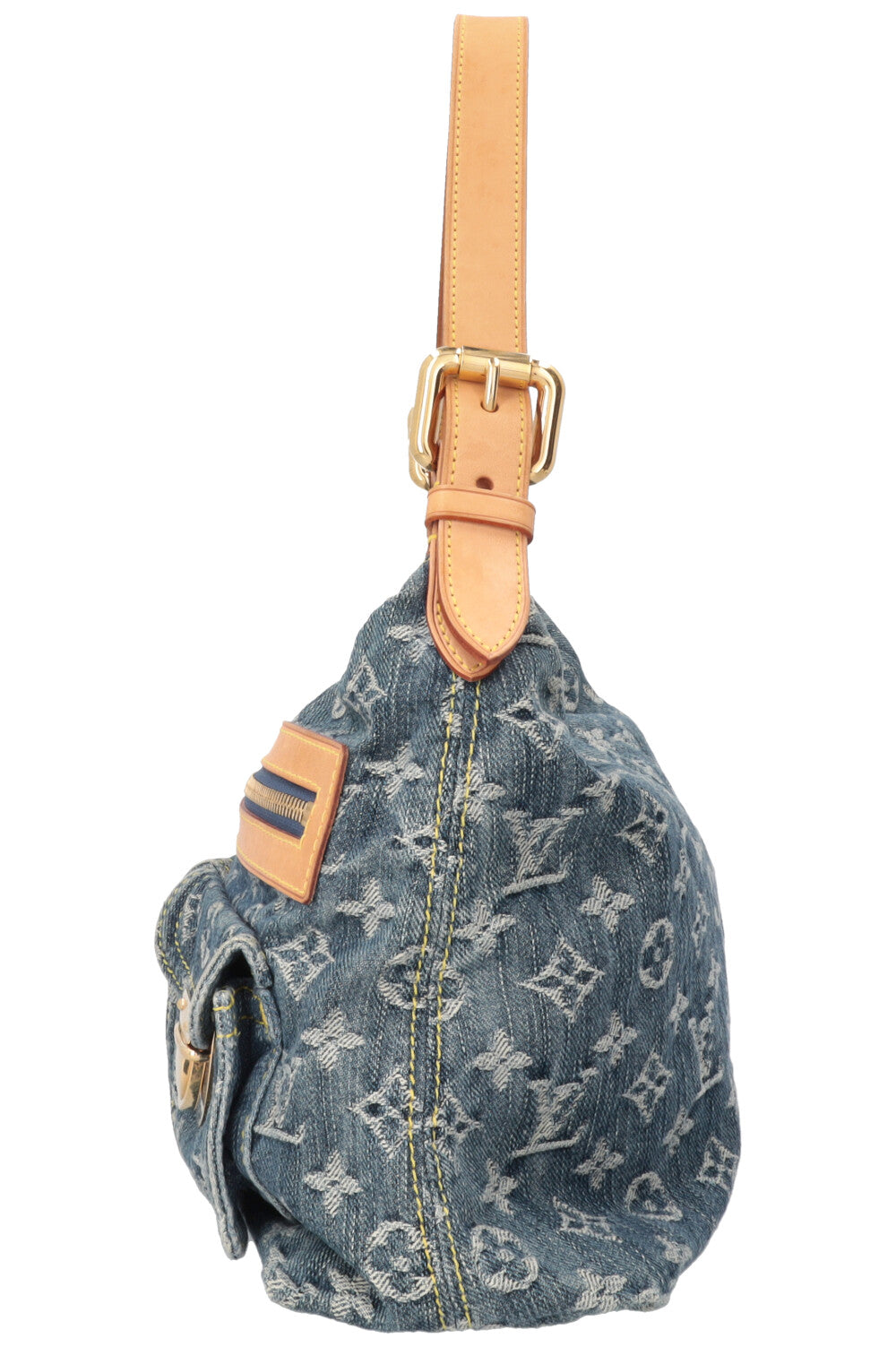 LOUIS VUITTON Baggy PM Bag Denim Blue
