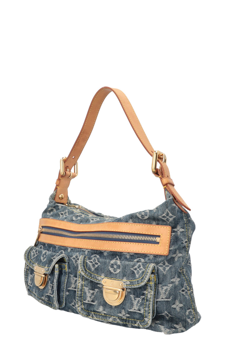 LOUIS VUITTON Baggy PM Bag Denim Blue