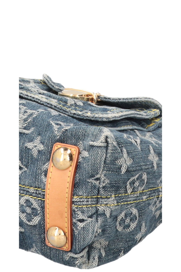 LOUIS VUITTON Baggy PM Bag Denim Blue
