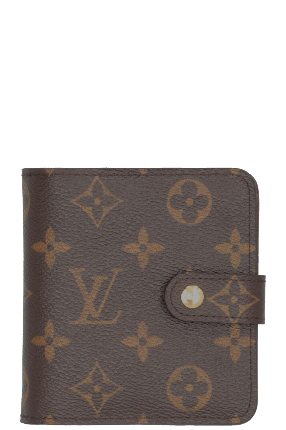 Portefeuille compact zippé LOUIS VUITTON Toile MNG