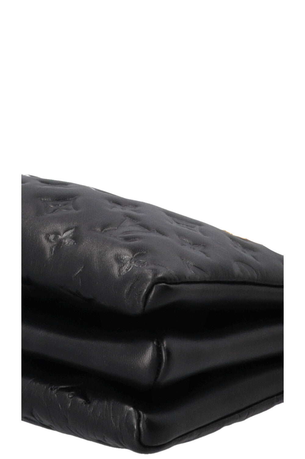 LOUIS VUITTON Coussin Bag PM Leather Black
