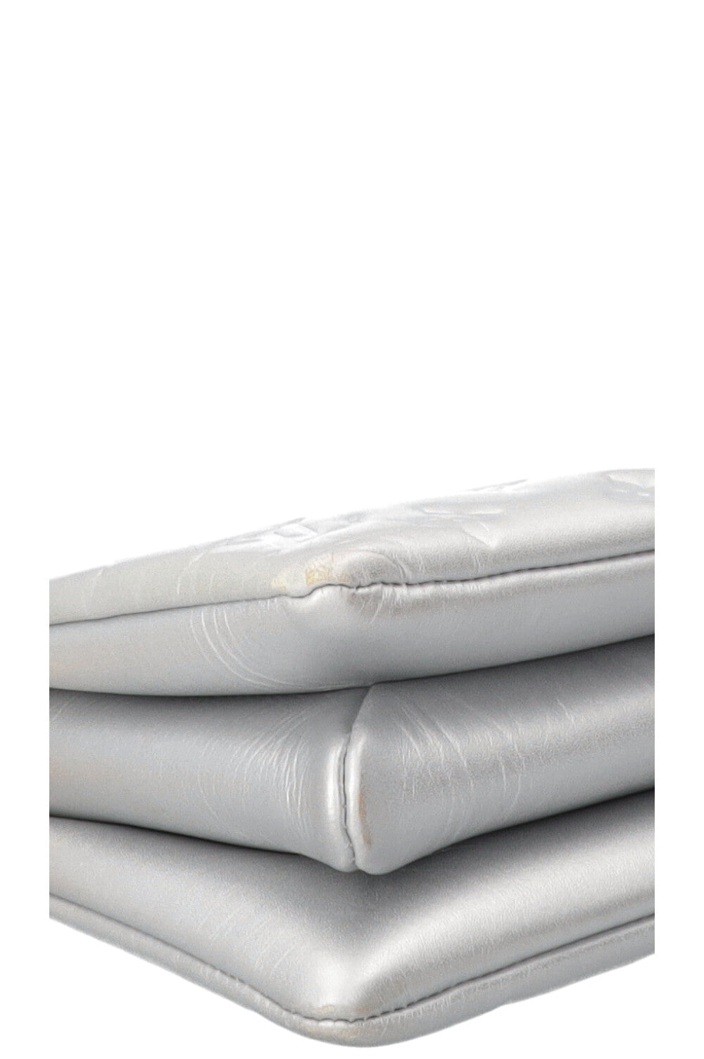 LOUIS VUITTON Coussin PM Lambskin Silver