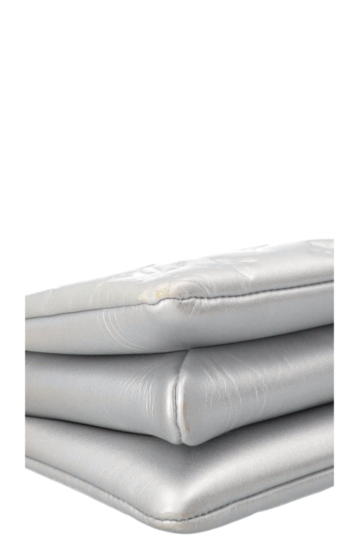 LOUIS VUITTON Coussin PM Lambskin Silver