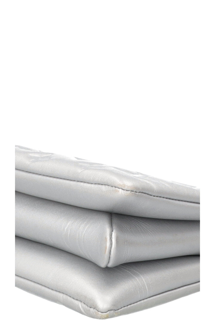 LOUIS VUITTON Coussin PM Lambskin Silver