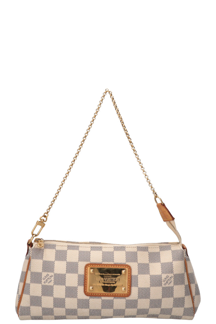 LOUIS VUITTON Eva Pochette Canvas Damier Azur