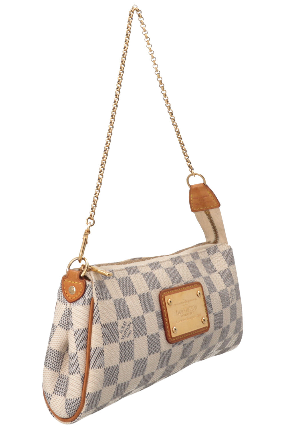 LOUIS VUITTON Eva Pochette Canvas Damier Azur