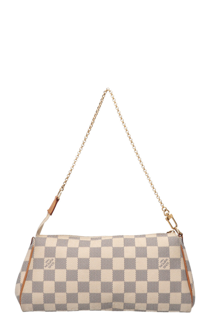 LOUIS VUITTON Eva Pochette Canvas Damier Azur