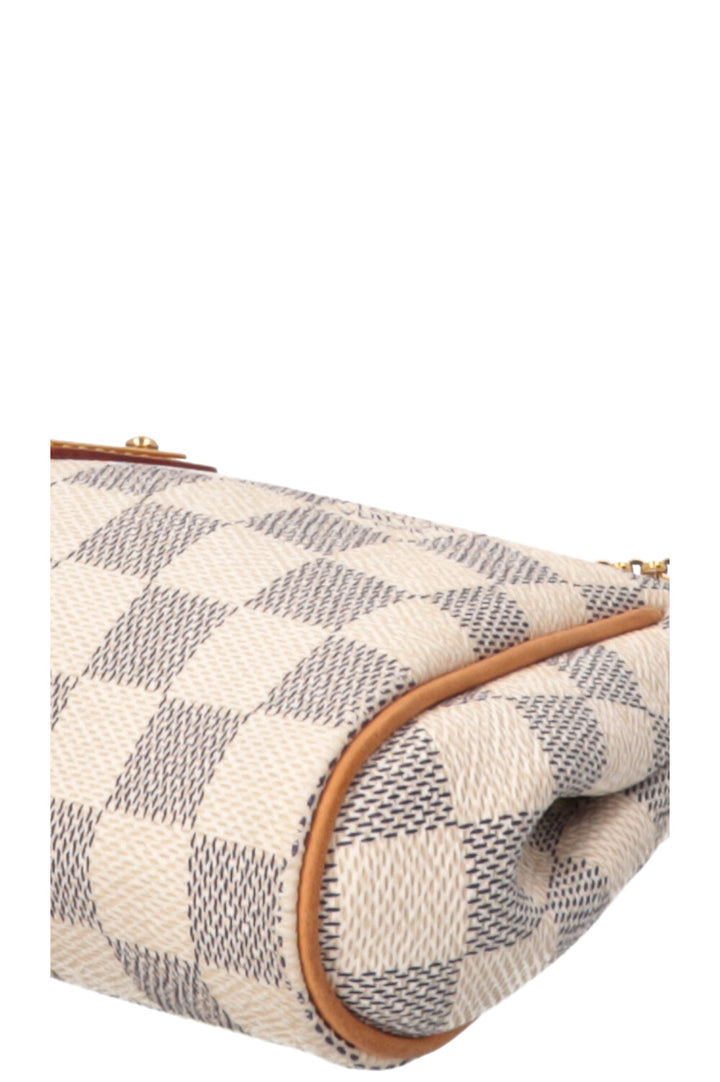 LOUIS VUITTON Eva Pochette Canvas Damier Azur