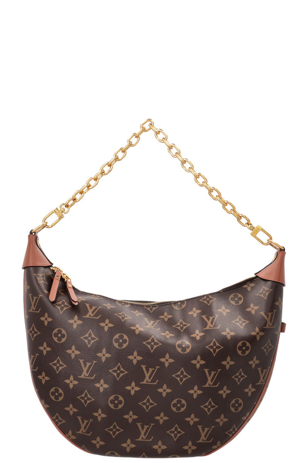LOUIS VUITTON Loop Hobo Bag Reverse MNG Canvas