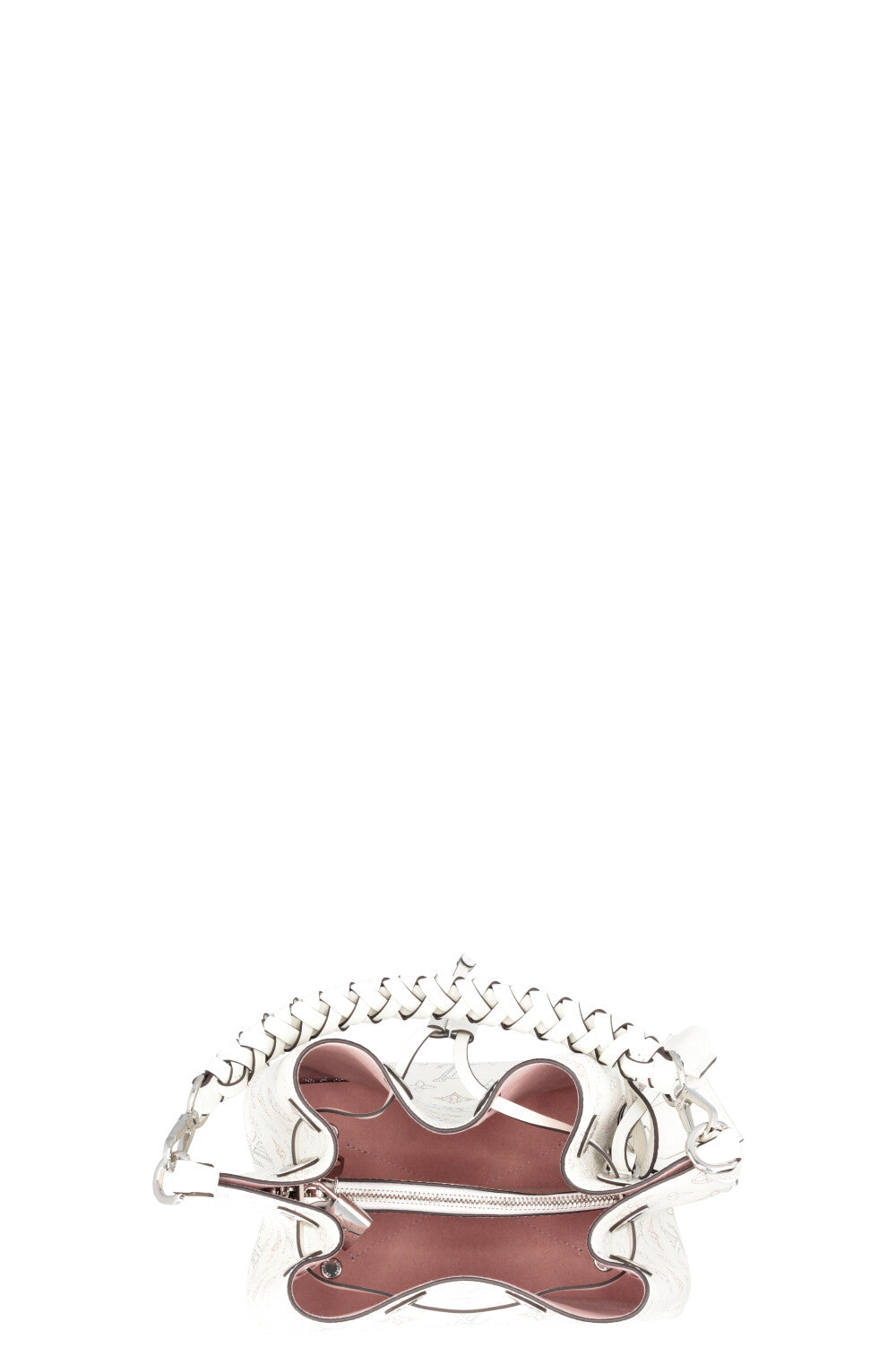 LOUIS VUITTON Muria Bucket Bag Mahina White