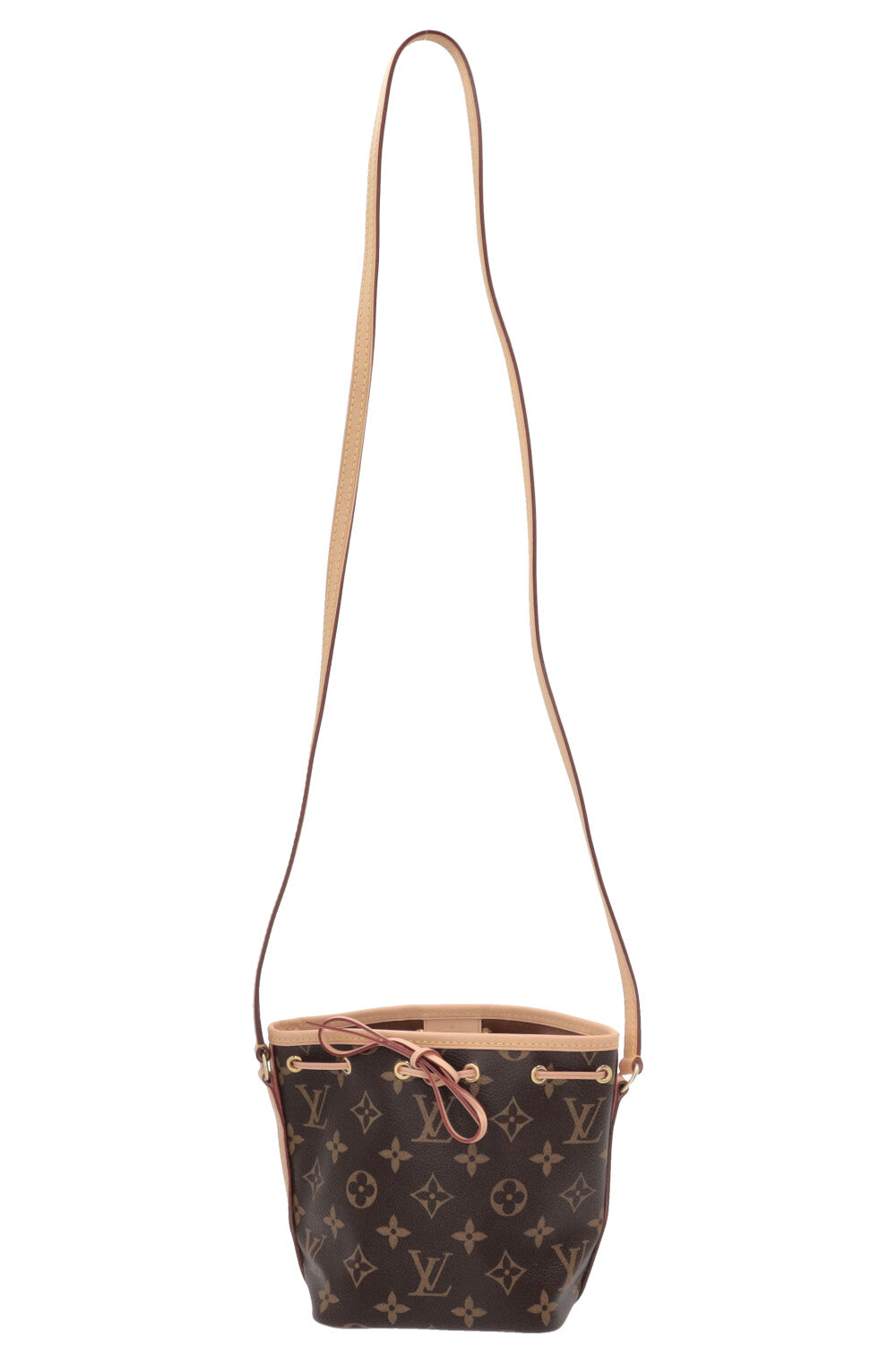 LOUIS VUITTON Nano Noé MNG Canvas Brown