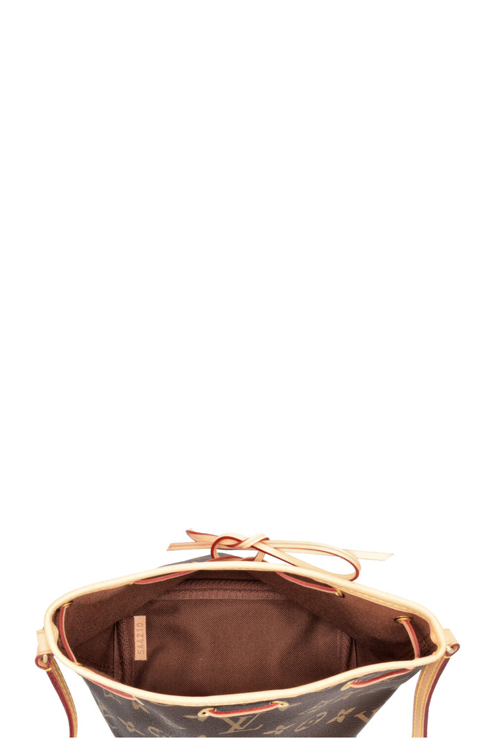 LOUIS VUITTON Nano Noé MNG Canvas Brown