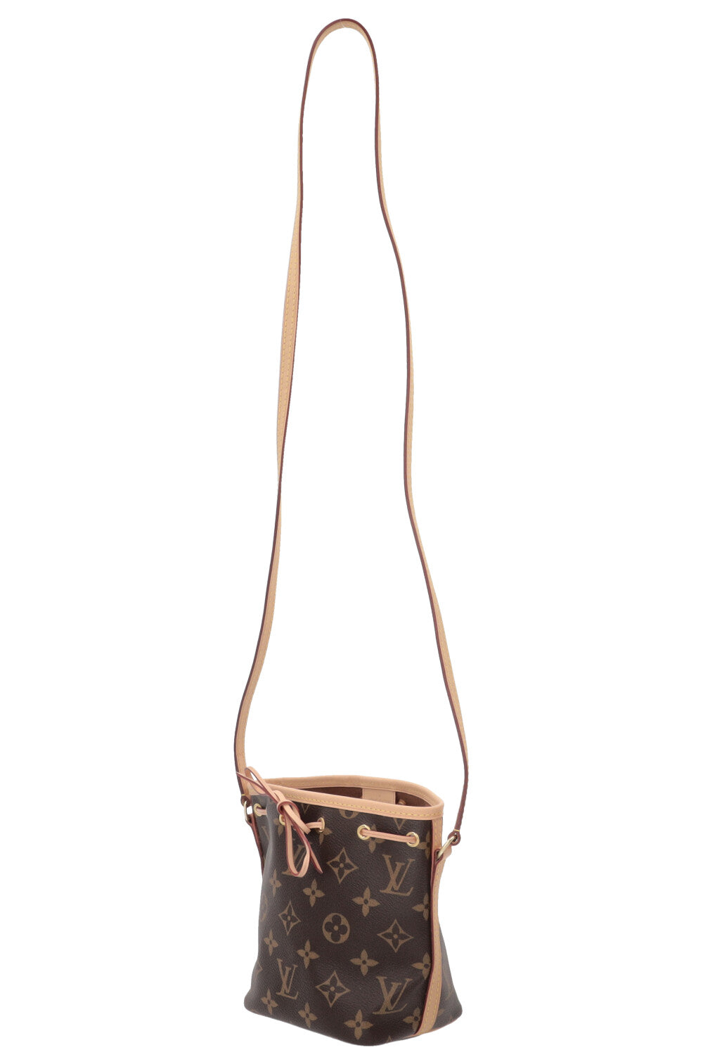 LOUIS VUITTON Nano Noé MNG Canvas Brown