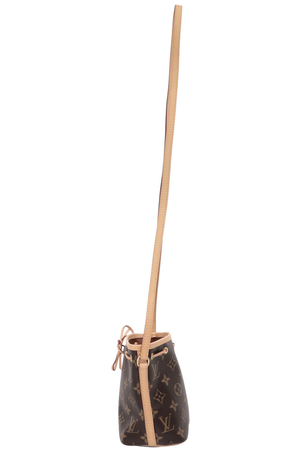 LOUIS VUITTON Nano Noé MNG Canvas Brown