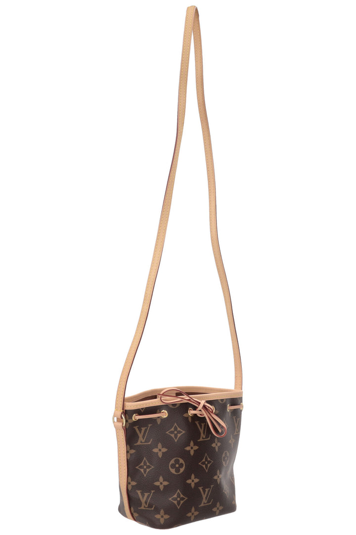 LOUIS VUITTON Nano Noé MNG Canvas Brown