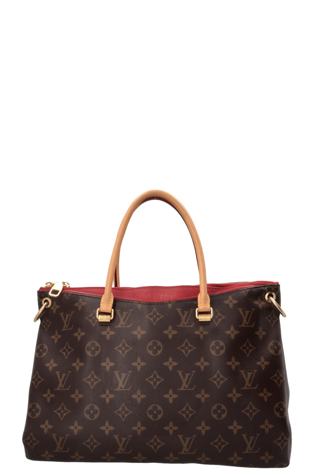 LOUIS VUITTON Pallas Tote MM MNG Red
