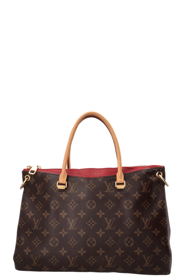 LOUIS VUITTON Pallas Tote MM MNG Red