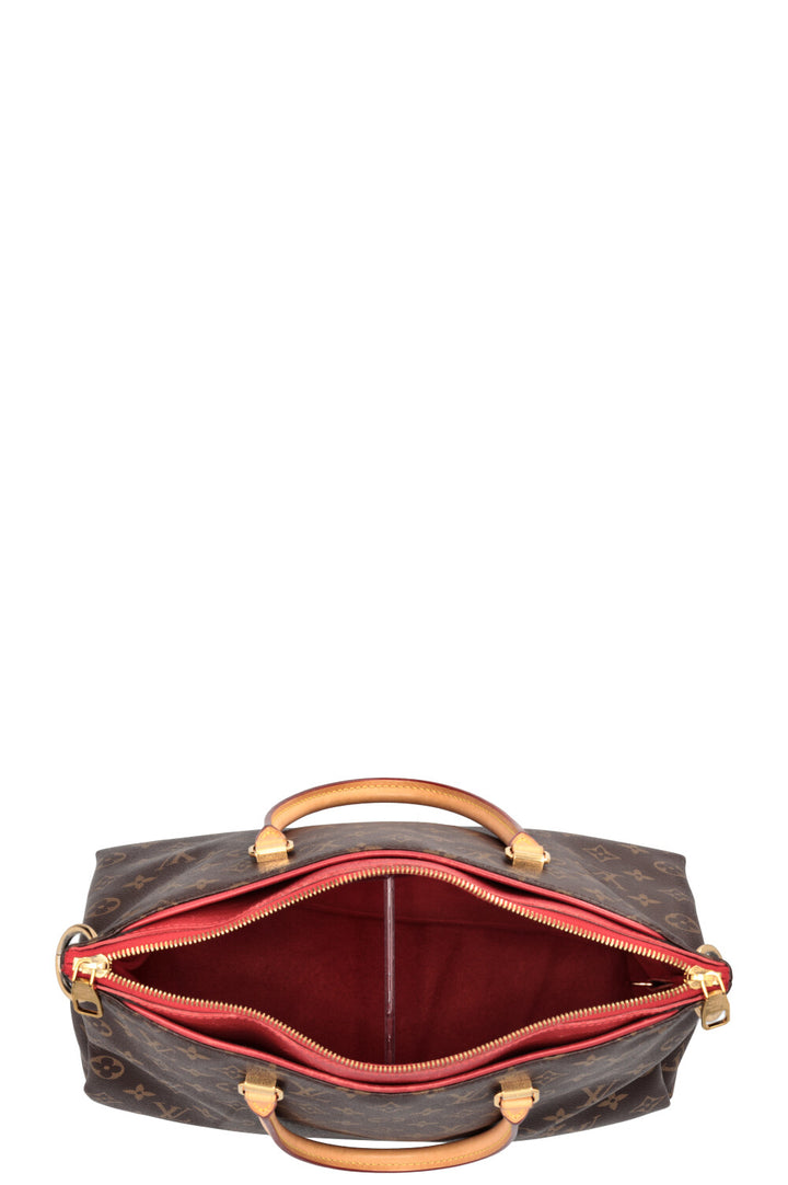 LOUIS VUITTON Pallas Tote MM MNG Red