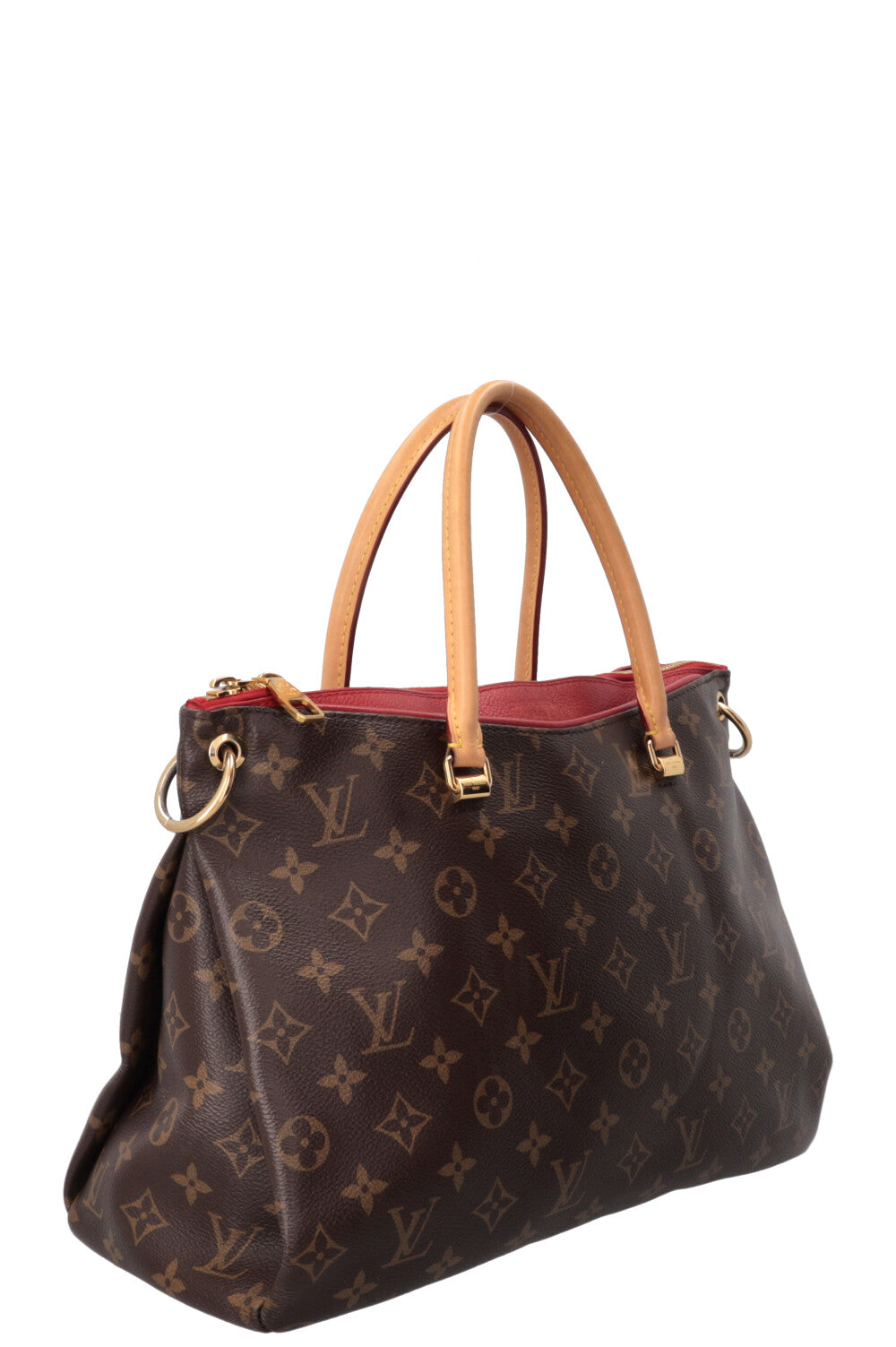 LOUIS VUITTON Pallas Tote MM MNG Red
