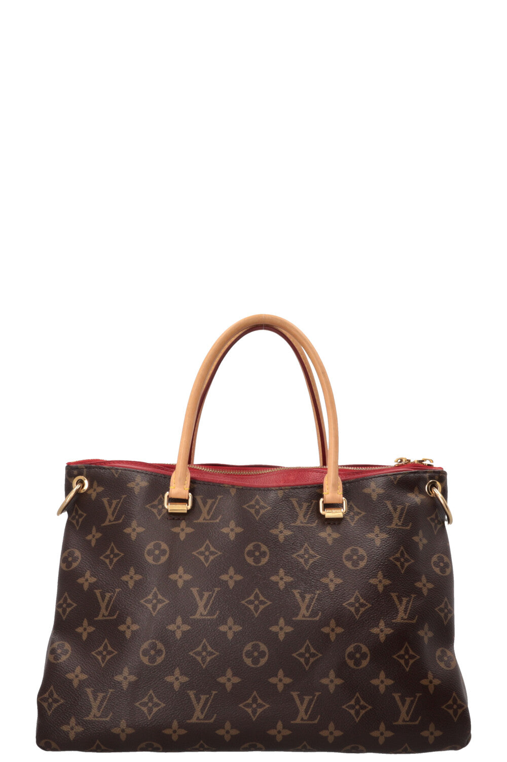 LOUIS VUITTON Pallas Tote MM MNG Red