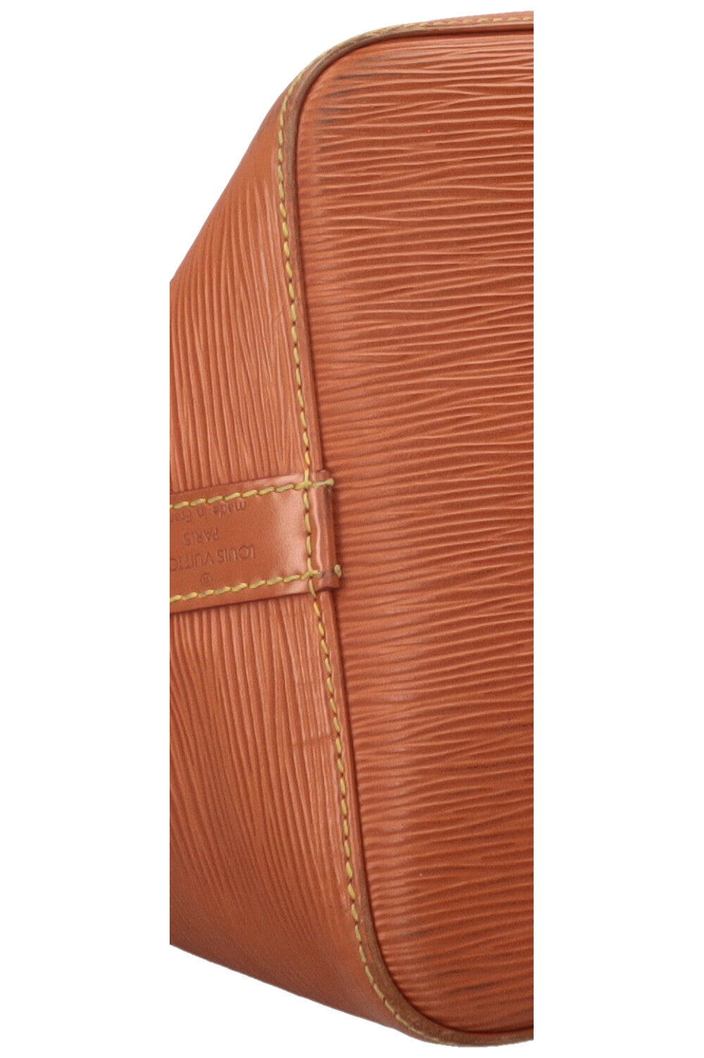 LOUIS VUITTON Petit Sac Noé Cuir Épi Cognac