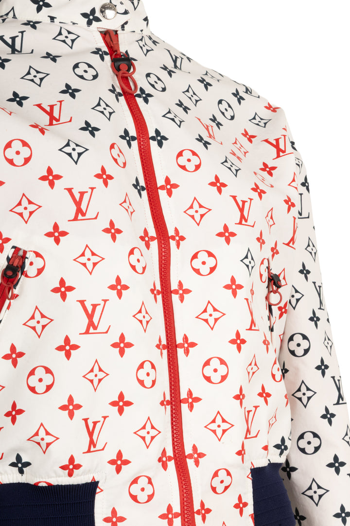LOUIS VUITTON Windbreaker Reversible MNG Red White