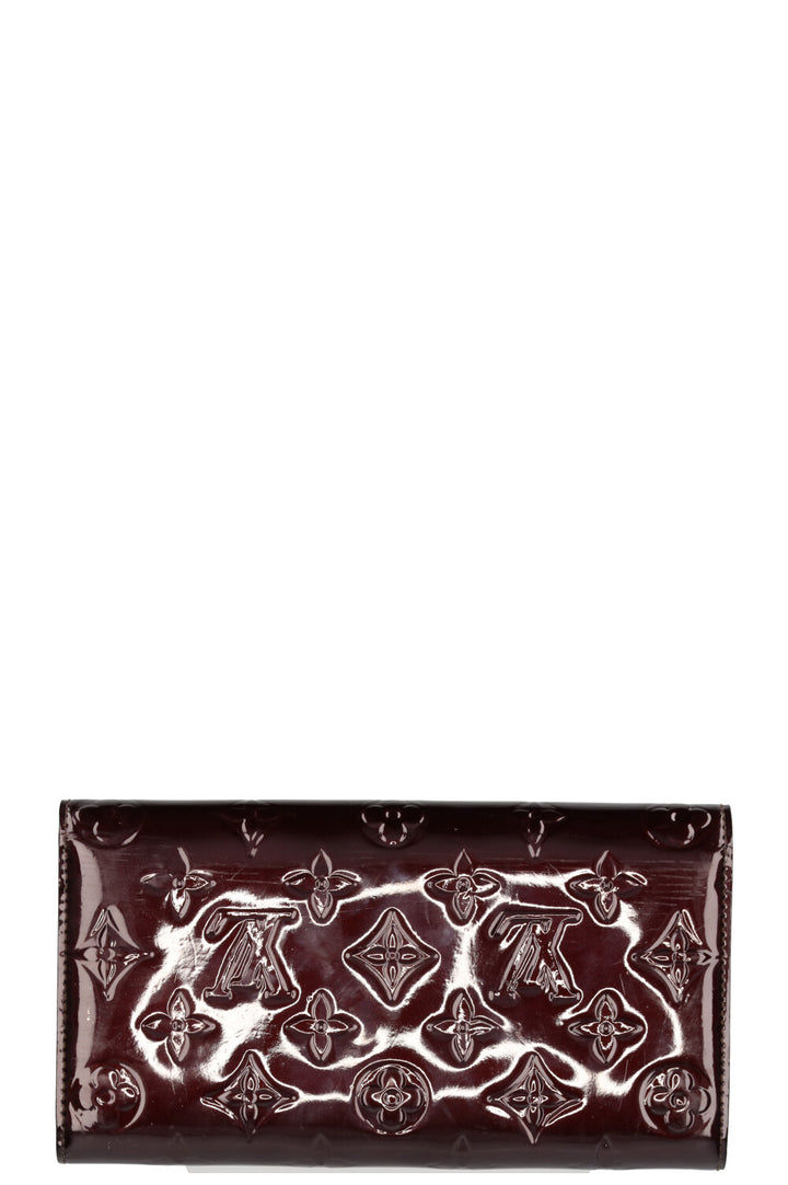 LOUIS VUITTON Sarah Wallet Vernis Amarante 2009