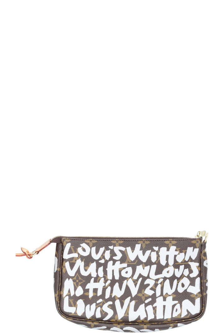 LOUIS VUITTON Stephen Sprouse Graffiti Speedy 30 Toile MNG Blanche
