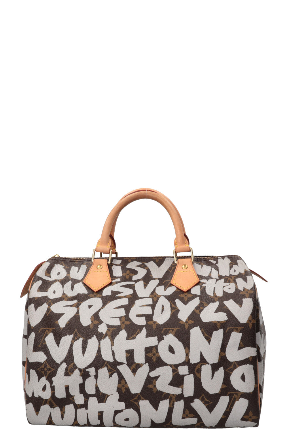 LOUIS VUITTON Stephen Sprouse Graffiti Speedy 30 Toile MNG Blanche