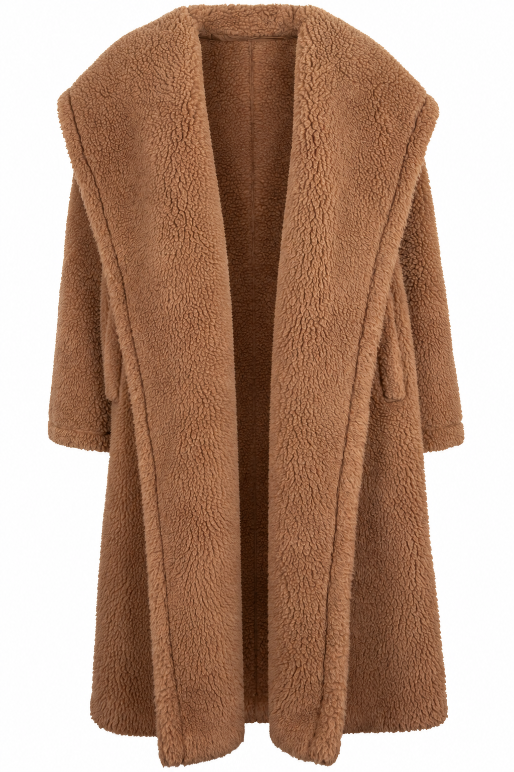 MAX MARA Apogeo Oversized Camel Teddy Coat Camel
