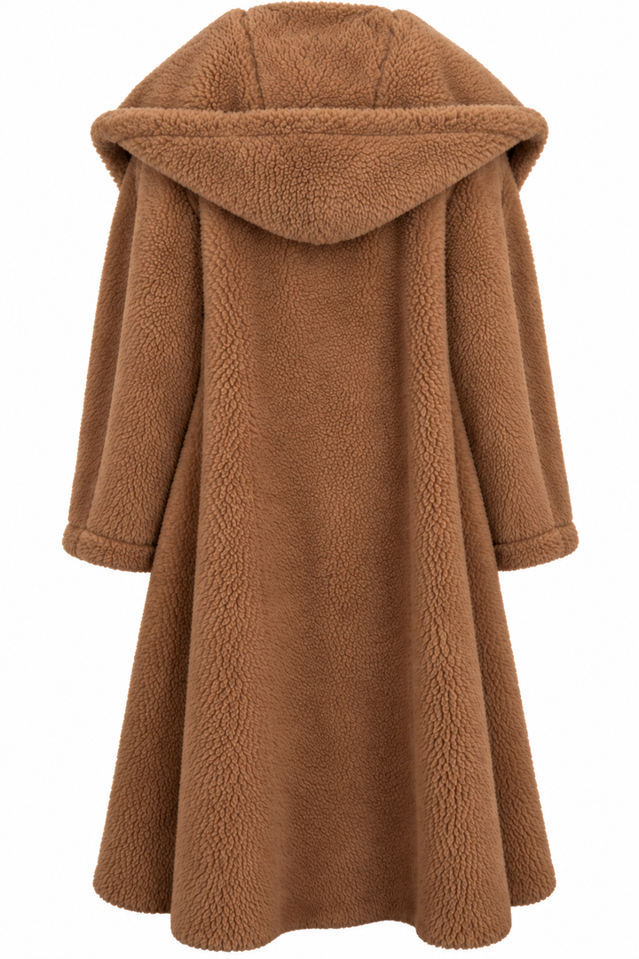 MAX MARA Apogeo Oversized Camel Teddy Coat Camel