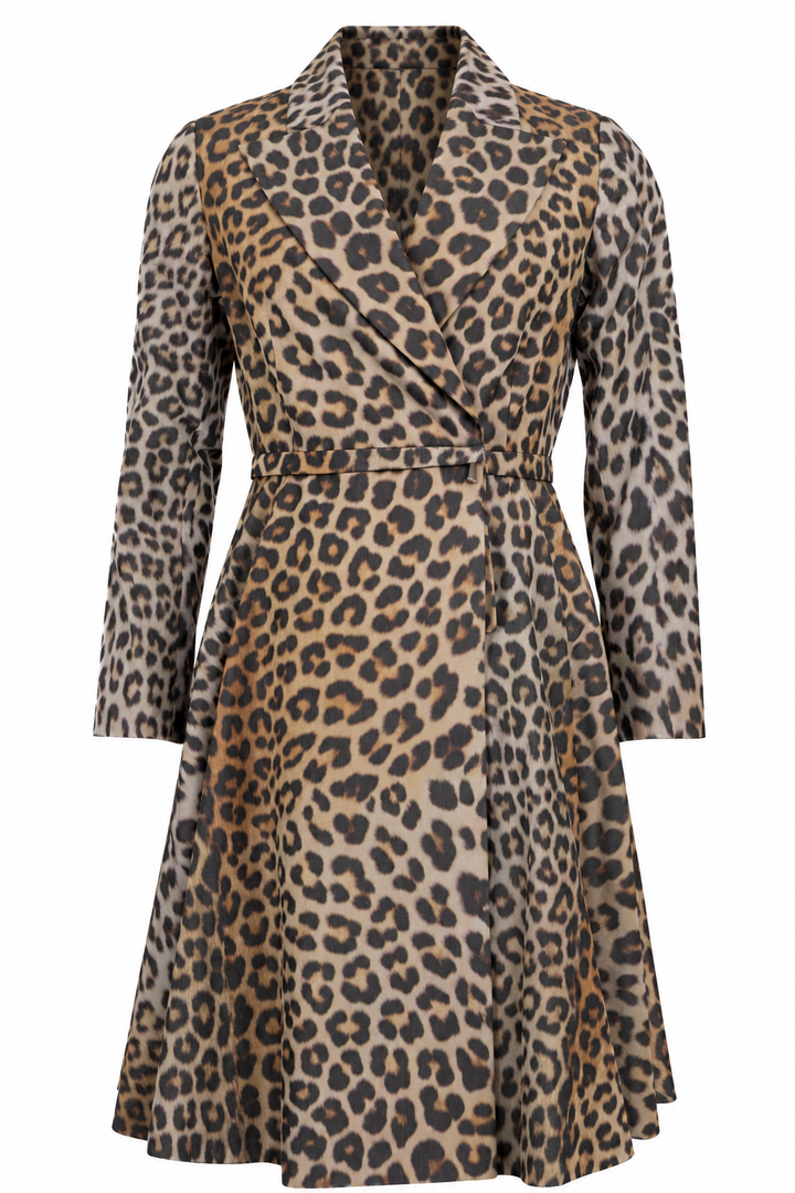 CHRISTIAN DIOR Jacket and Coat Cheetah Beige