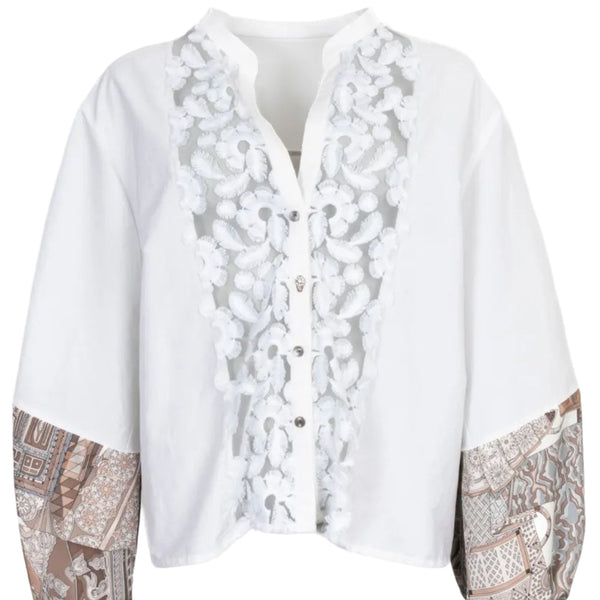 UNFOLD Balloon Sleeve Blouse