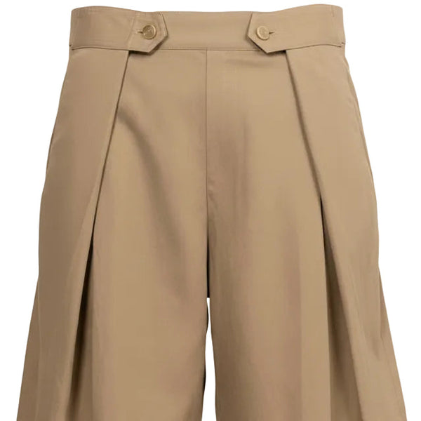 UNFOLD Pleated Bermudas
