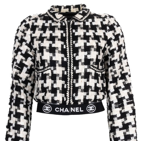 UNFOLD Tweed Bomber Jacket