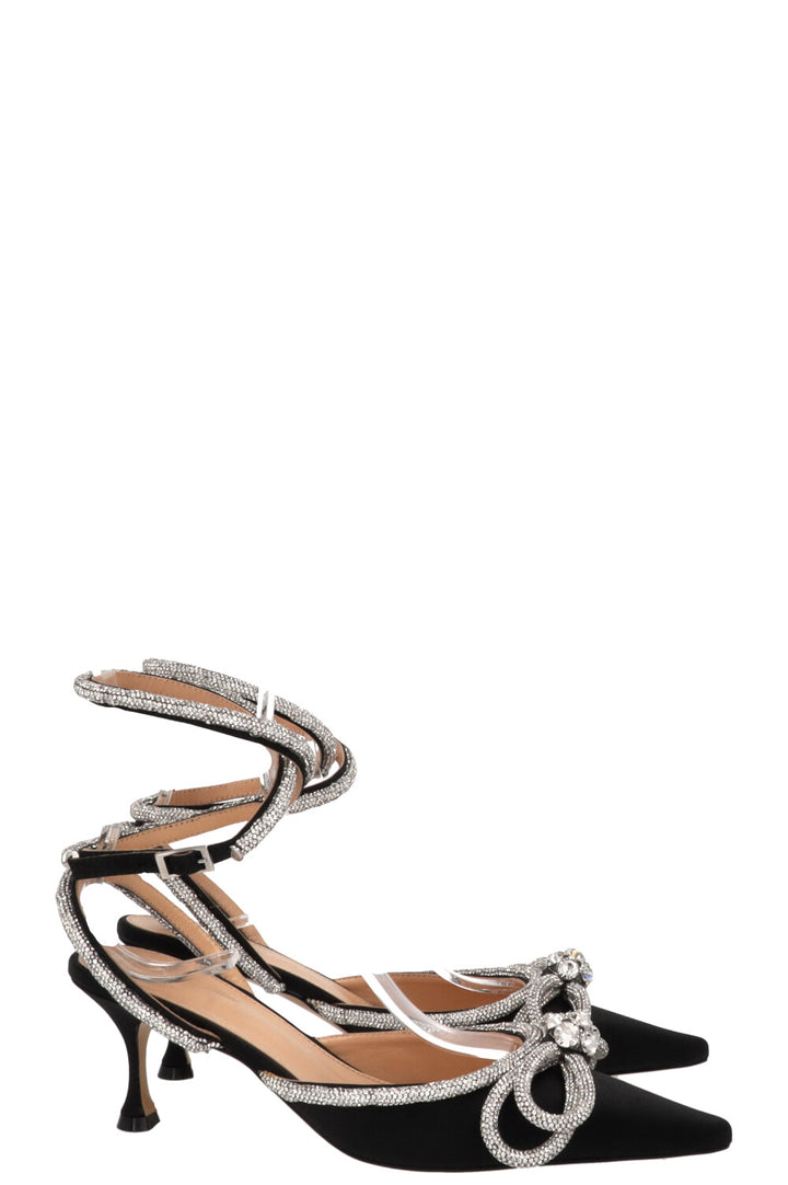 MACH & MACH Bow Detail Pumps Black