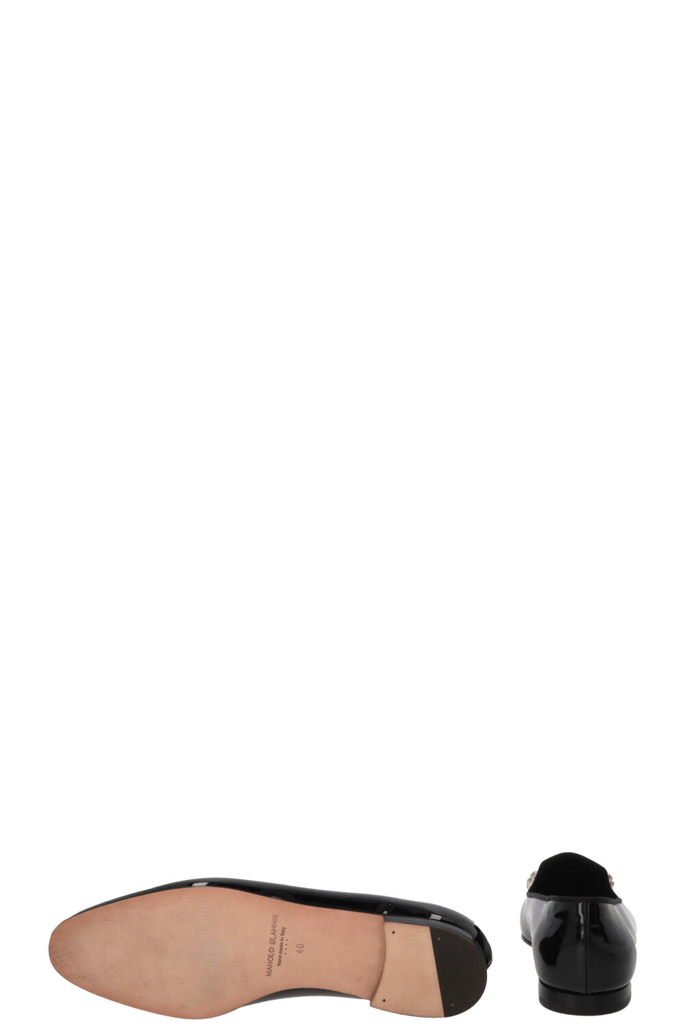 MANOLO BLAHNIK Mariocc Loafers Patent Black