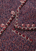 CHANEL Jacket Fantasy Tweed Red&Blue 16P