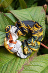 REAWAKE ATELIER Scrunchie Dies et Hore Green Black
