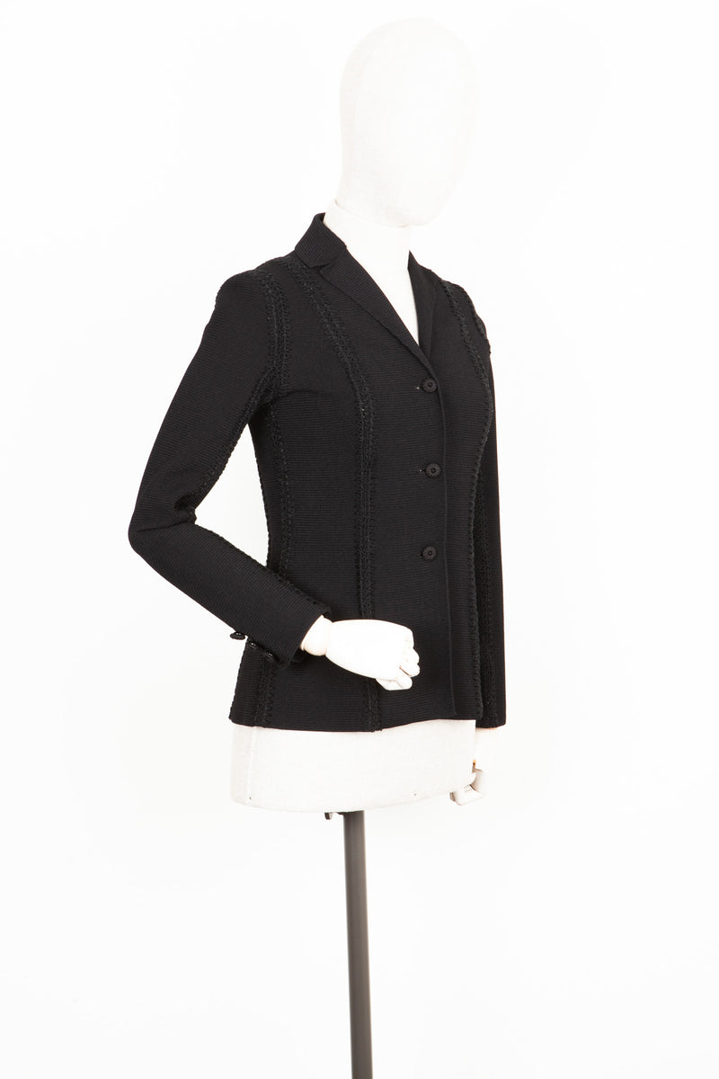 CHRISTIAN DIOR Montaigne Knit Bar Jacket