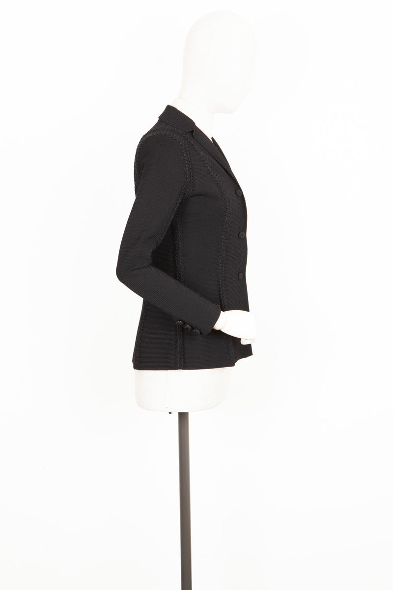 CHRISTIAN DIOR Montaigne Knit Bar Jacket
