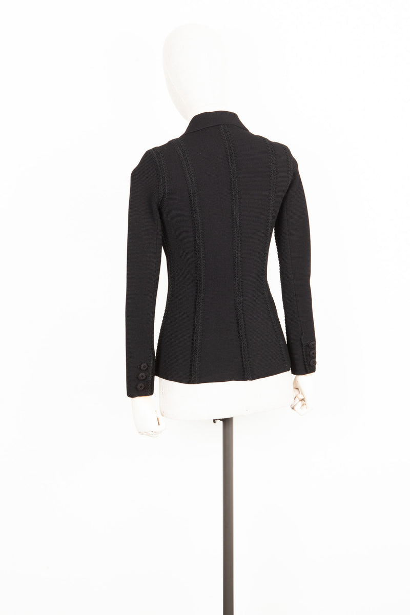 CHRISTIAN DIOR Montaigne Knit Bar Jacket
