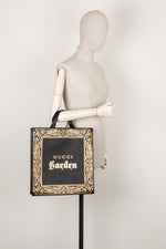 GUCCI Butterfly Convertible Soft Open Tote Black