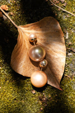CHRISTIAN DIOR Tribale Earrings Pearls