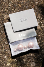 CHRISTIAN DIOR Tribale Earrings Pearls